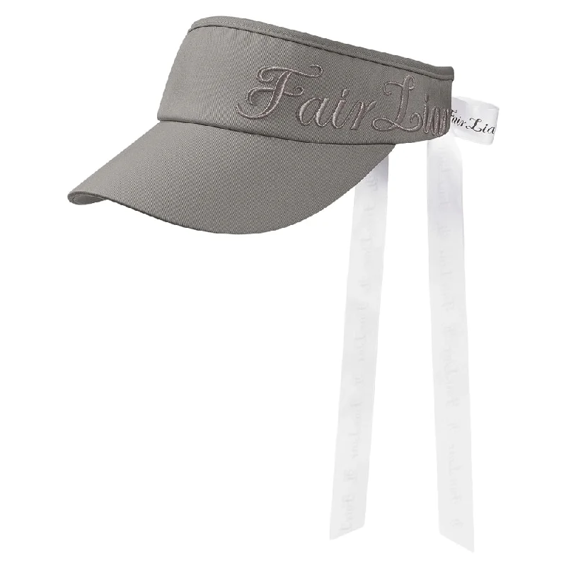 Fairliar Tone on Tone Embroidery Ribbon Golf Visor 2024 Women